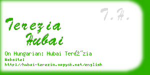 terezia hubai business card